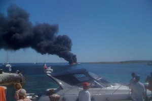 Premuda, 9. kolovoza 2010. u uvali Krrijal izbio je požar na talijanskoj motornoj jahti u ranim popodnevnim satima, te se po dojavi V.C. Rijeka otpočelo s gašenjem požara